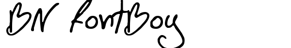 BN FontBoy font preview